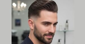 1.	Glossy wavy hairstyle is a refreshing and shiny look.