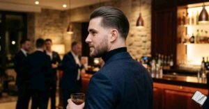 Long taper slick back is a trendy hairstyle of the young people.