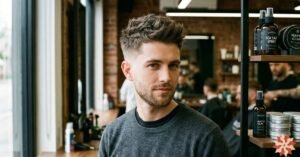 Short textured haircut gives a decent and attractive look