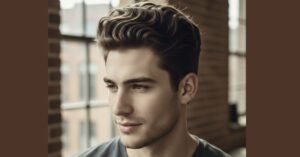 1.	Taller-up top wavy hairstyle shows good-looking and well-groomed personality