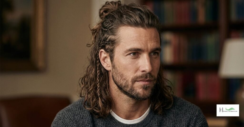 The long hairstyle of men that presents a relaxed and carefree vibe is considered cool.