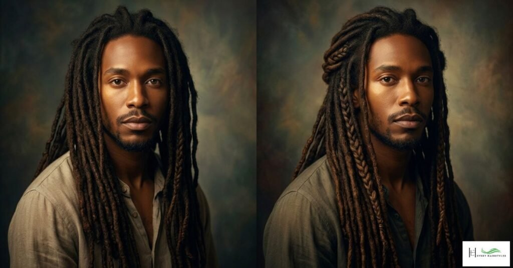 Deadlocks long hairstyle is the modern version of retro African styles.
