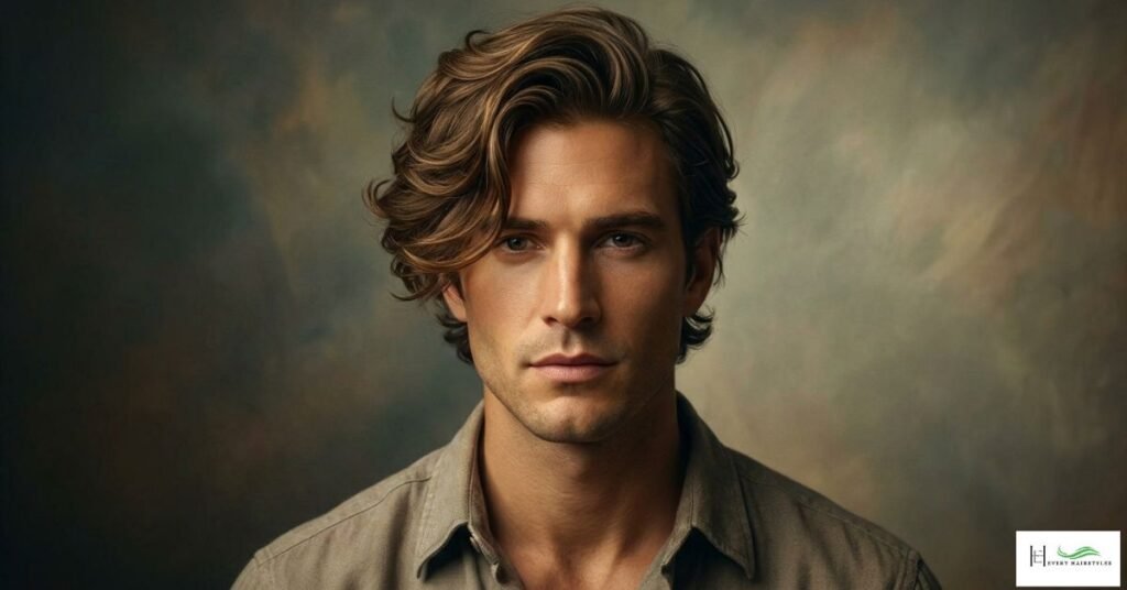 The side-swept wavy long hairstyle is a blend of classic and modern hairdos.