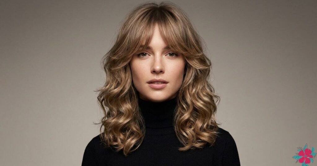 Soft blowout curly hush cut is low maintenance and easy styling hairstyle.