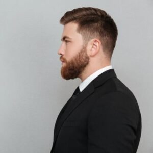 Elegance and grandeur which come with side part slick back hairstyle