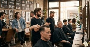 The haircut which is tailored in commensurate with face shape, hair type and temperament ensures satisfying and relaxing vibe.